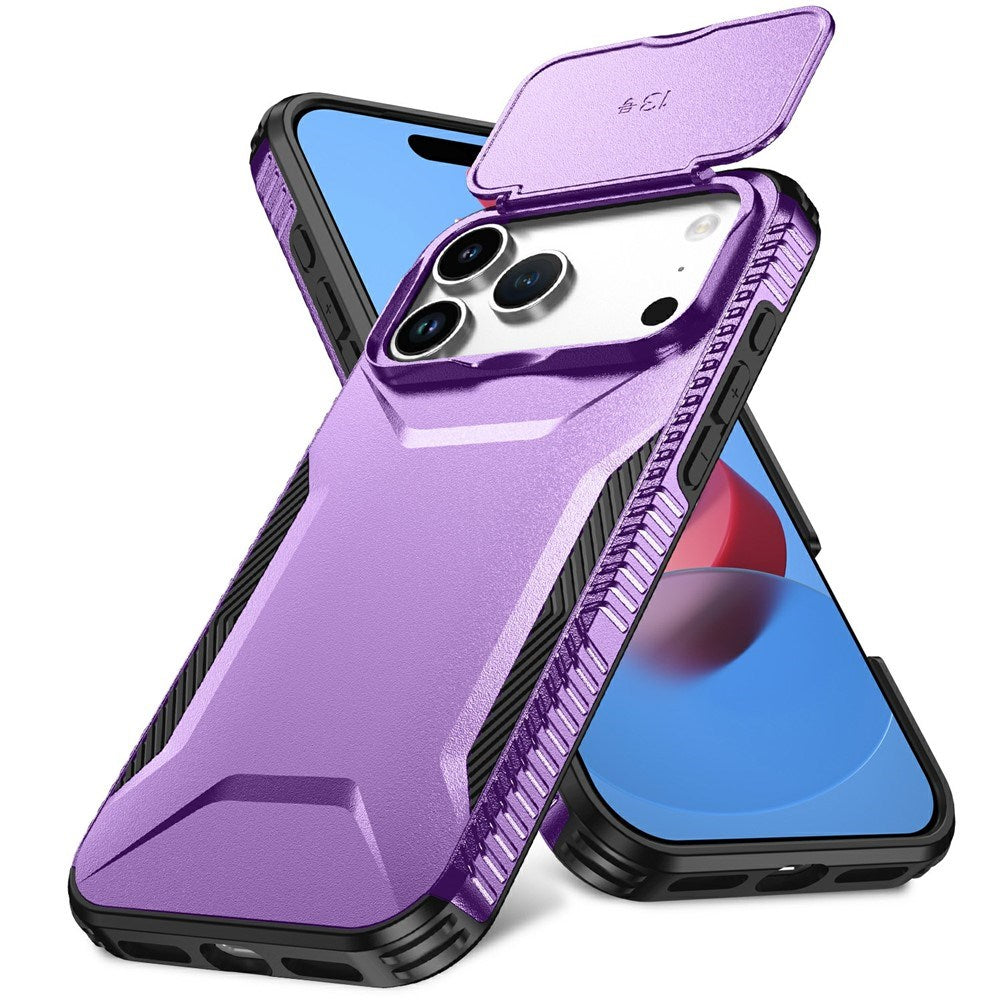 iPhone 18 Pro Max / 17 Pro Max EIDERWOOD Hybrid Plast Bagside Cover m. Cam Slider - Lilla