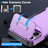iPhone 18 Pro Max / 17 Pro Max EIDERWOOD Hybrid Plast Bagside Cover m. Cam Slider - Lilla