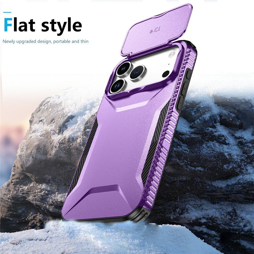 iPhone 18 Pro Max / 17 Pro Max EIDERWOOD Hybrid Plast Bagside Cover m. Cam Slider - Lilla