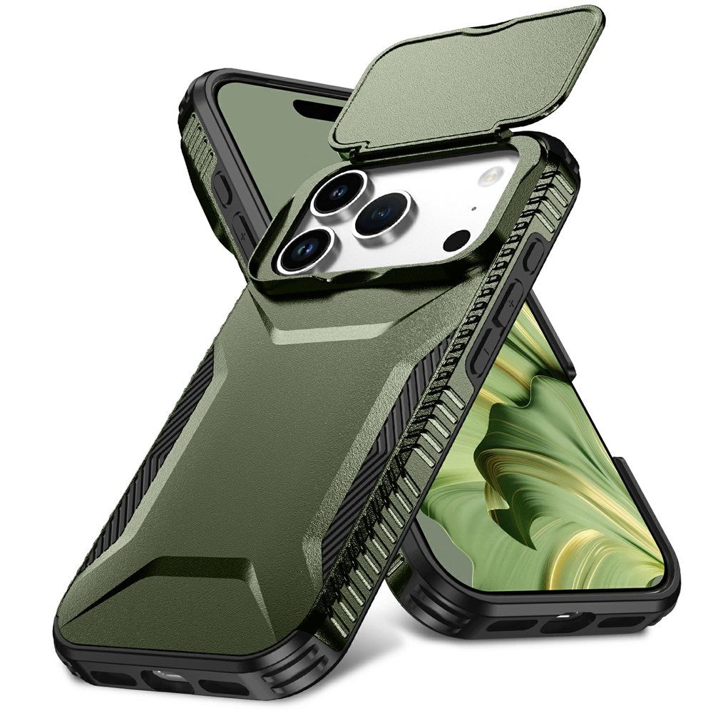 iPhone 18 Pro / 17 Pro EIDERWOOD Hybrid Plast Bagside Cover m. Cam Slider - Grøn