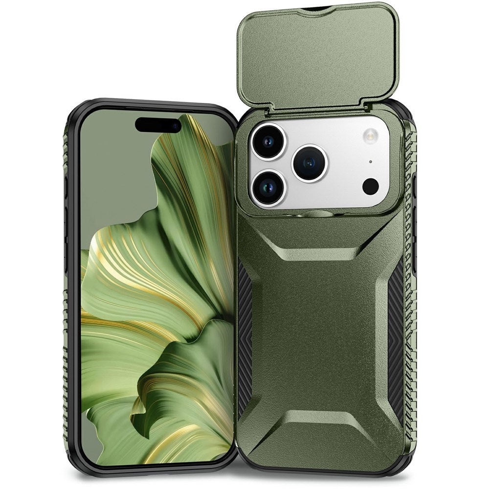 iPhone 18 Pro / 17 Pro EIDERWOOD Hybrid Plast Bagside Cover m. Cam Slider - Grøn