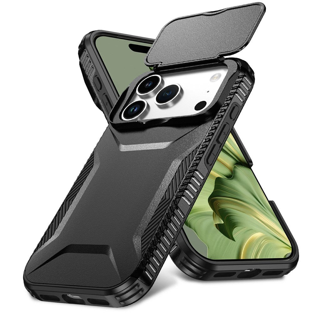 iPhone 18 Pro / 17 Pro EIDERWOOD Hybrid Plast Bagside Cover m. Cam Slider - Sort