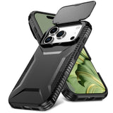 iPhone 18 Pro / 17 Pro EIDERWOOD Hybrid Plast Bagside Cover m. Cam Slider - Sort