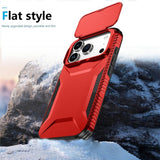 iPhone 18 Pro / 17 Pro EIDERWOOD Hybrid Plast Bagside Cover m. Cam Slider - Rød