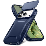 iPhone 18 Pro / 17 Pro EIDERWOOD Hybrid Plast Bagside Cover m. Cam Slider - Blå