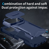 iPhone 18 Pro / 17 Pro EIDERWOOD Hybrid Plast Bagside Cover m. Cam Slider - Blå