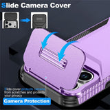 iPhone 18 Pro / 17 Pro EIDERWOOD Hybrid Plast Bagside Cover m. Cam Slider - Lilla