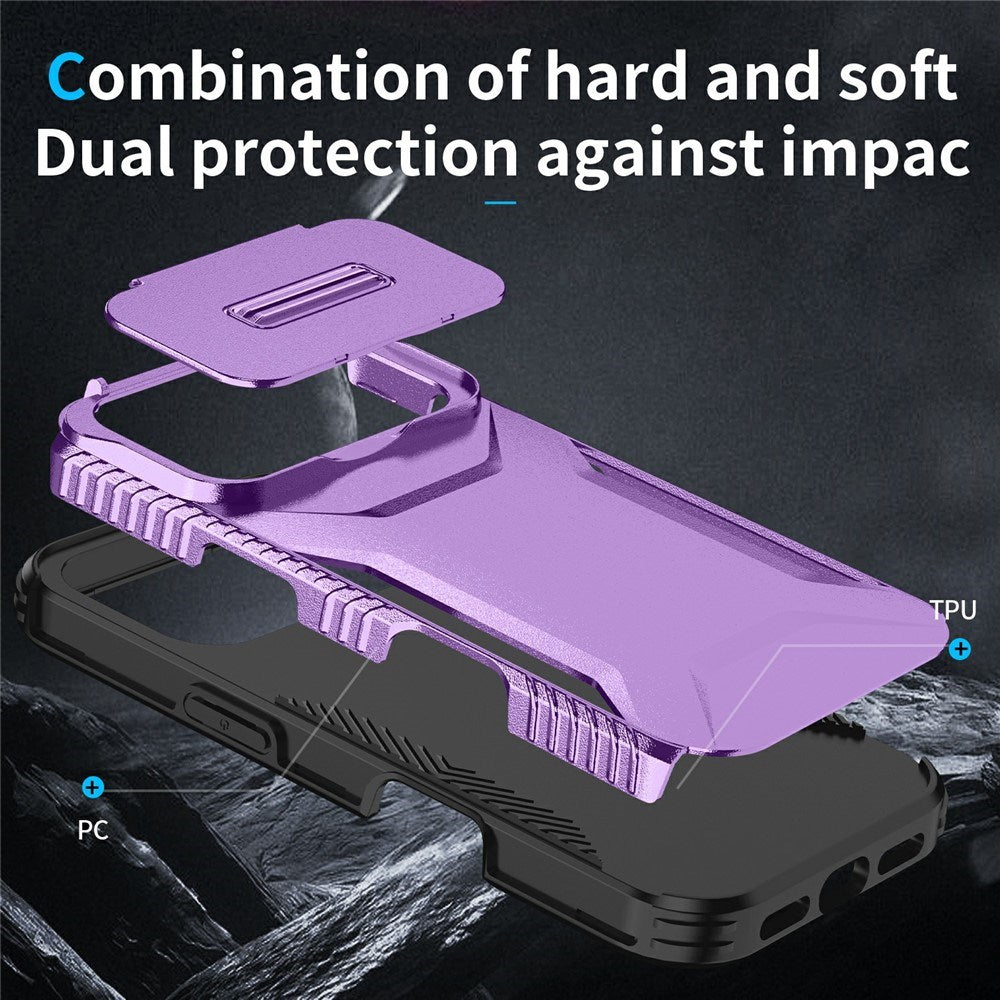iPhone 18 Pro / 17 Pro EIDERWOOD Hybrid Plast Bagside Cover m. Cam Slider - Lilla
