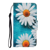 EIDERWOOD Samsung Galaxy A07 Imiteret Læder Flip Cover m. Pung & Rem - Blomst