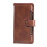 iPhone 18 Pro Max / 17 Pro Max EIDERWOOD Kunstlæder Flip Cover m. Dobbelt Kortholder - Mørkebrun