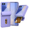 Samsung Galaxy Z Flip7 FE / Flip6 - EIDERWOOD Hårdt Plastik Cover m. Kortlomme - Lilla