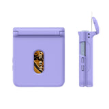 Samsung Galaxy Z Flip7 FE / Flip6 - EIDERWOOD Hårdt Plastik Cover m. Kortlomme - Lilla