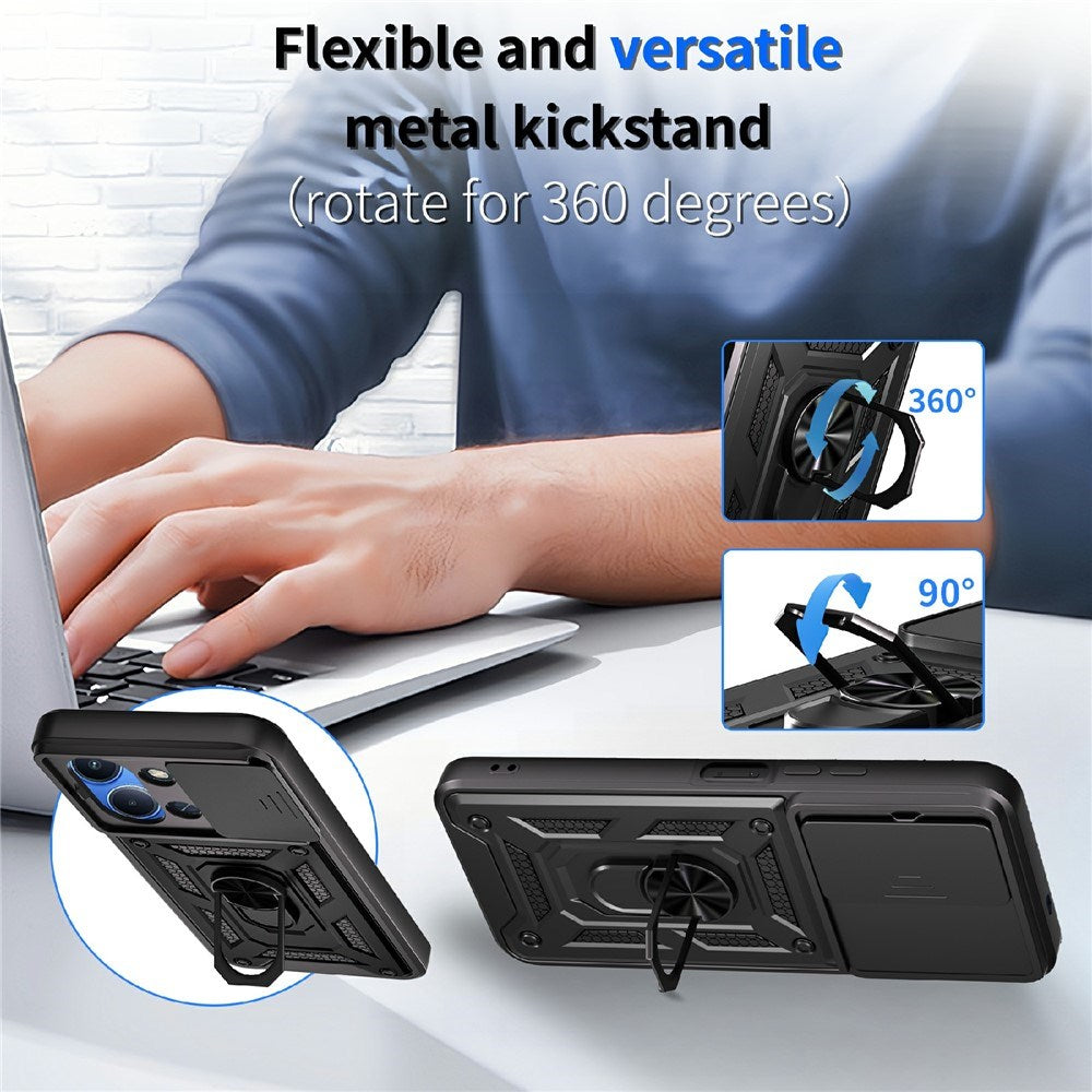 Xiaomi Redmi 15C (5G) / (4G) EIDERWOOD Håndværkercover m. Kickstand - MagSafe Kompatibel - Lyserød