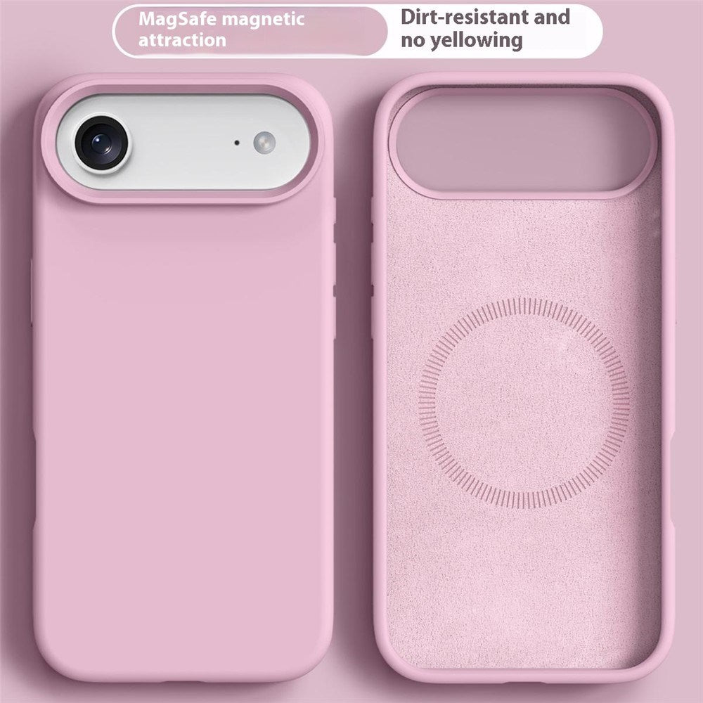 iPhone Air 2-i-1 Silikone & Hård Plast Mobil Cover – MagSafe Kompatibelt – Pink
