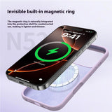 iPhone 17 Pro 2-i-1 Silikone & Hård Plast Mobil Cover – MagSafe Kompatibelt – Sort