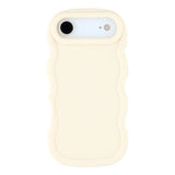 iPhone Air - EIDERWOOD Fleksibelt Plastik Wavy Bagside Cover - Hvid