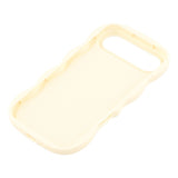 iPhone Air - EIDERWOOD Fleksibelt Plastik Wavy Bagside Cover - Hvid