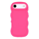 iPhone Air - EIDERWOOD Fleksibelt Plastik Wavy Bagside Cover - Pink