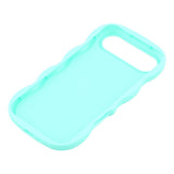 iPhone Air - EIDERWOOD Fleksibelt Plastik Wavy Bagside Cover - Blå