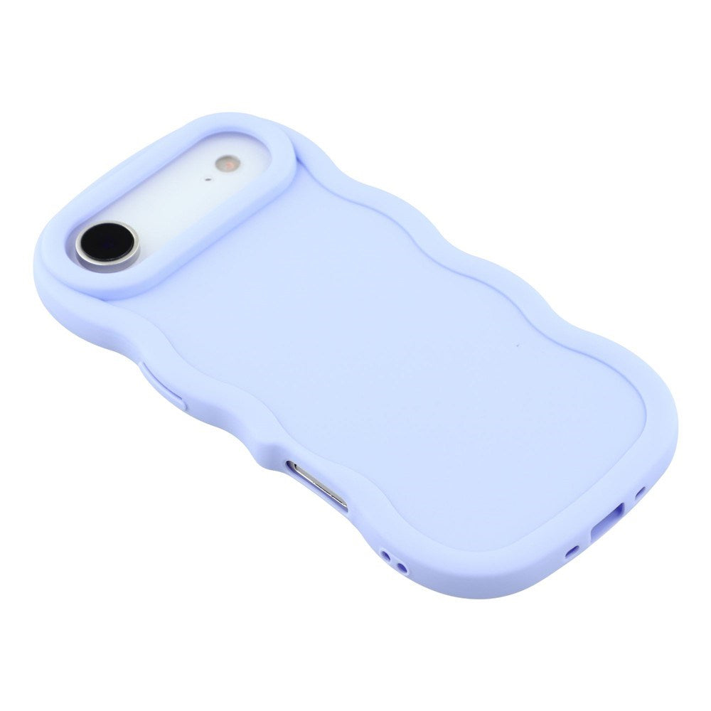 iPhone Air - EIDERWOOD Fleksibelt Plastik Wavy Bagside Cover - Lilla