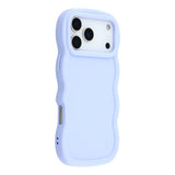 iPhone 17 Pro - EIDERWOOD Fleksibelt Plastik Wavy Bagside Cover - Lilla