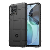 Motorola Moto G72 Rugged Shield Series Craftsman Bakdeksel - Svart