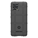 Motorola Moto G72 Rugged Shield Series Craftsman Bakdeksel - Svart