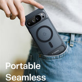 TORRAS Google Pixel 10 Pro XL Ostand L1 Hybrid Bagside Cover m. Kickstand - MagSafe Kompatibel - Sort