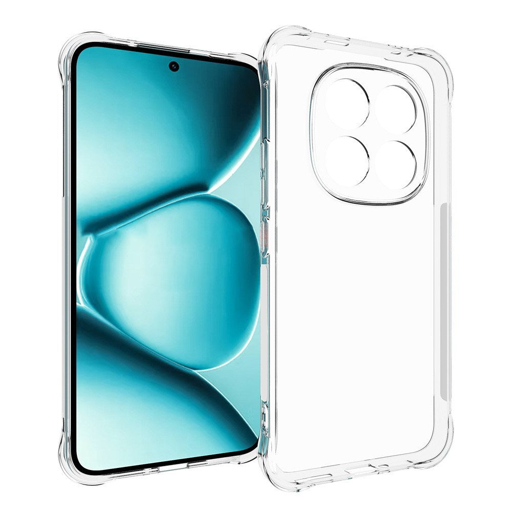 Xiaomi Redmi Note 15 Pro+ (Plus) / Poco M8 Pro (5G) EIDERWOOD Fleksibelt Plast Mobilcover m. Forstærkede Hjørner - Gennemsigtig