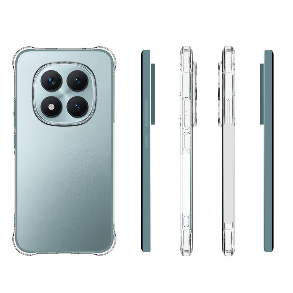 Xiaomi Redmi Note 15 Pro+ (Plus) / Poco M8 Pro (5G) EIDERWOOD Fleksibelt Plast Mobilcover m. Forstærkede Hjørner - Gennemsigtig