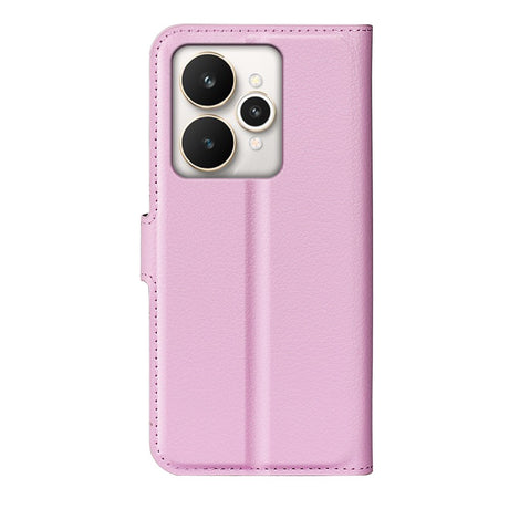 Realme 15 EIDERWOOD Kunstlæder Flipcover m. Pung & Ståfunktion - Lyserød