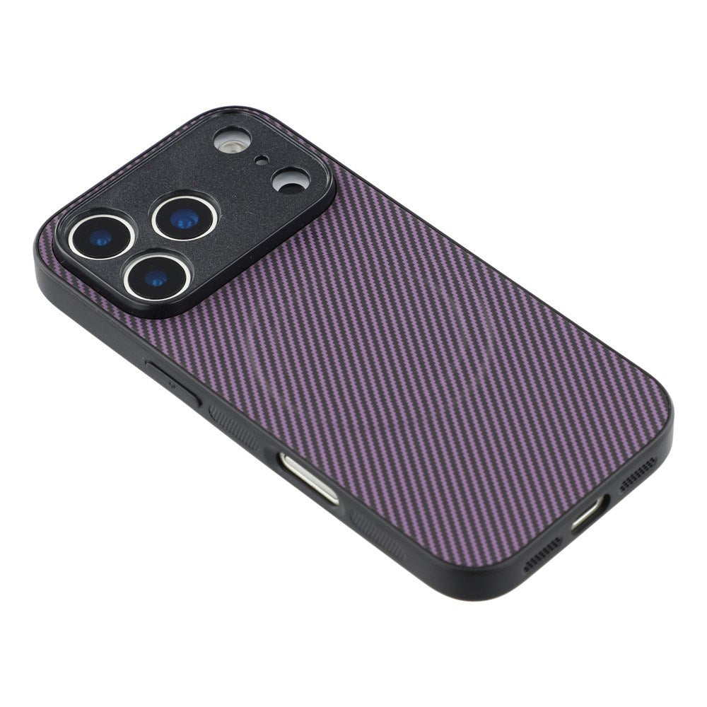 iPhone 18 Pro / 17 Pro EIDERWOOD Hybrid Carbon Bagside Cover - MagSafe Kompatibel - Lilla