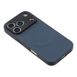 iPhone 18 Pro / 17 Pro EIDERWOOD Hybrid Carbon Bagside Cover - MagSafe Kompatibel - Blå