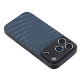 iPhone 18 Pro Max / 17 Pro Max EIDERWOOD Hybrid Carbon Bagside Cover - MagSafe Kompatibel - Blå