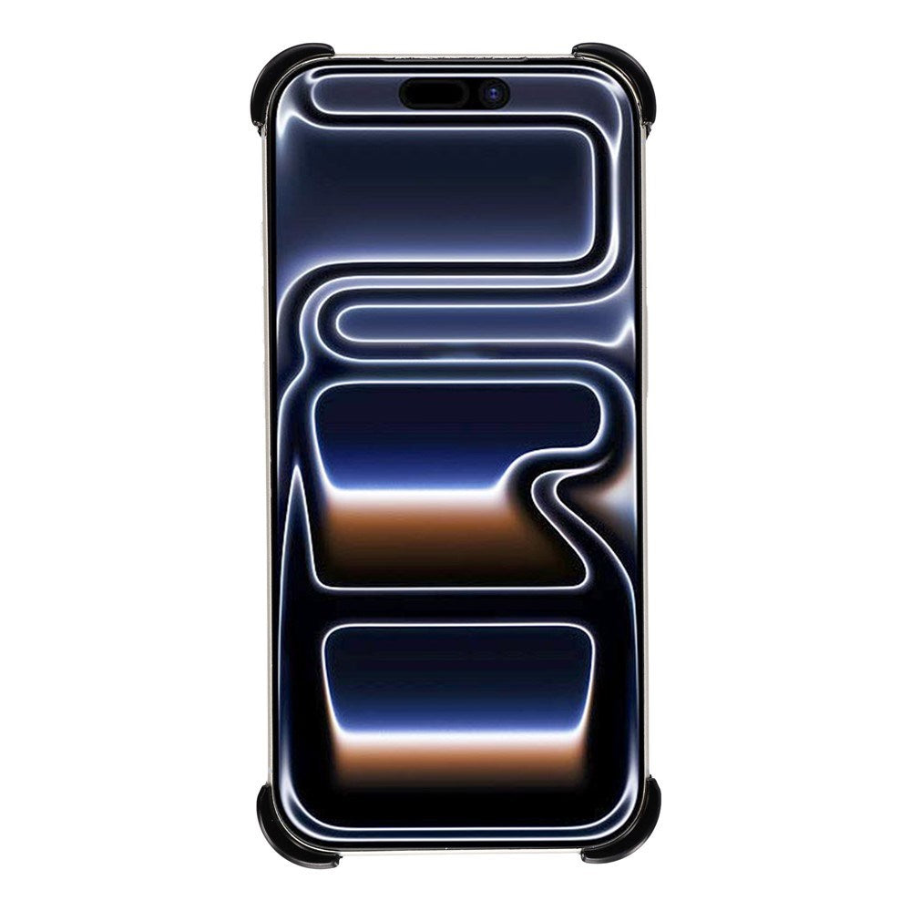 iPhone 17 Pro 2-i-1 Metal Bumper Cover - Ståfunktion & Linsebeskytter - Sort