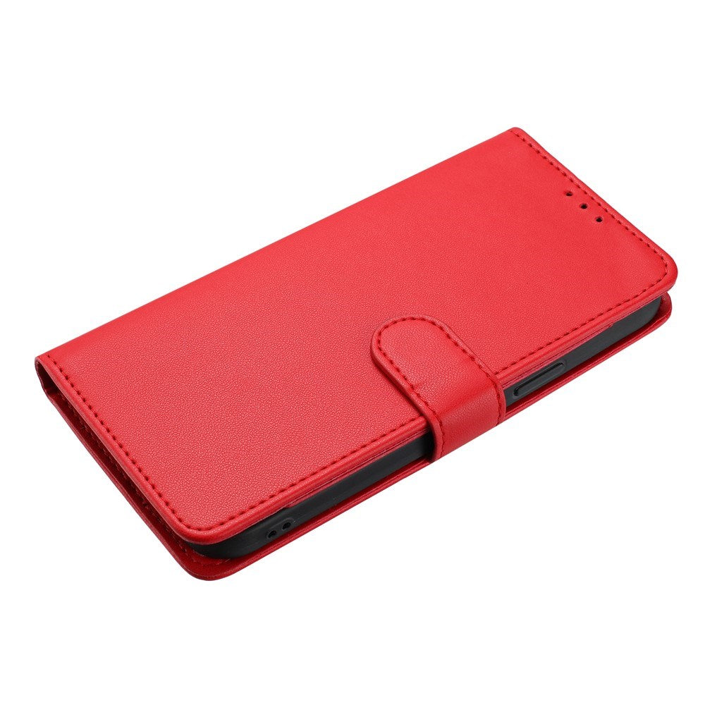 Motorola Moto G86 Power EIDERWOOD Kunstlæder Flip Cover m. Strop & Pung - Rød