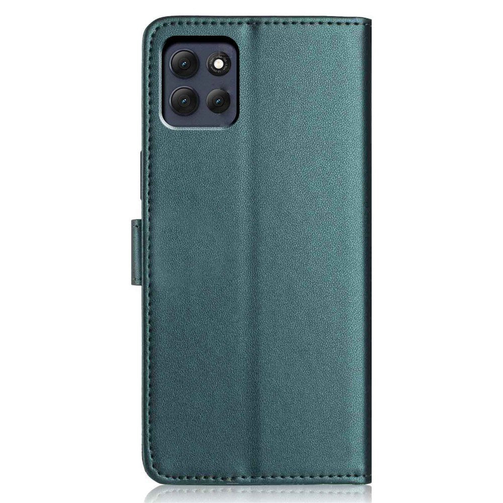 Motorola Moto G86 Power EIDERWOOD Kunstlæder Flip Cover m. Strop & Pung - Grøn