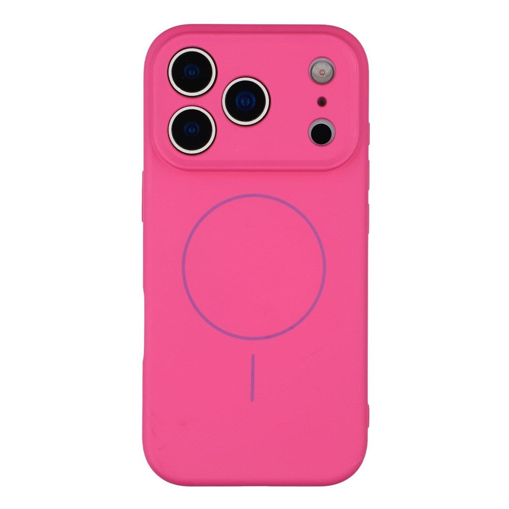 EIDERWOOD iPhone 17 Pro Max Fleksibelt Plastik Mobil Cover m. Foret Inderside - MagSafe Kompatibel - Pink