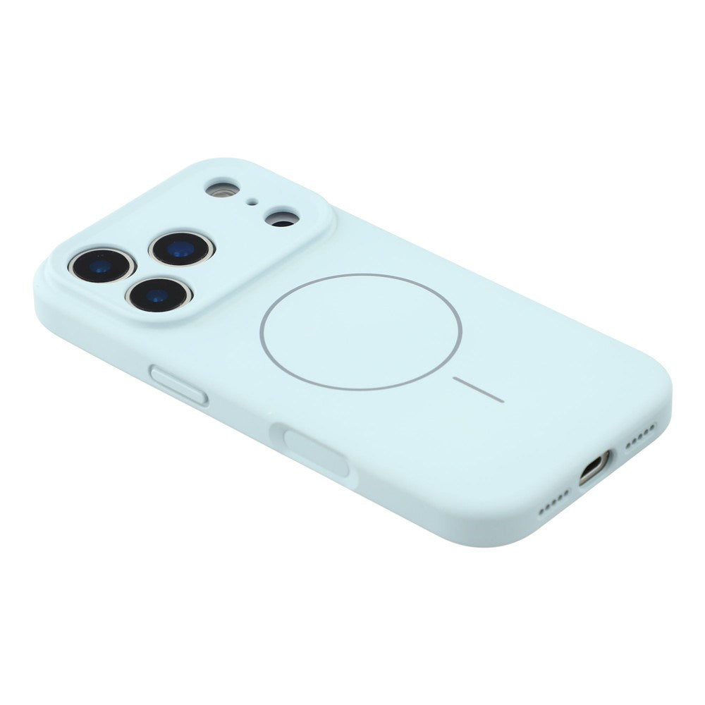EIDERWOOD iPhone 17 Pro Max Fleksibelt Plastik Mobil Cover m. Foret Inderside - MagSafe Kompatibel - Lyseblå