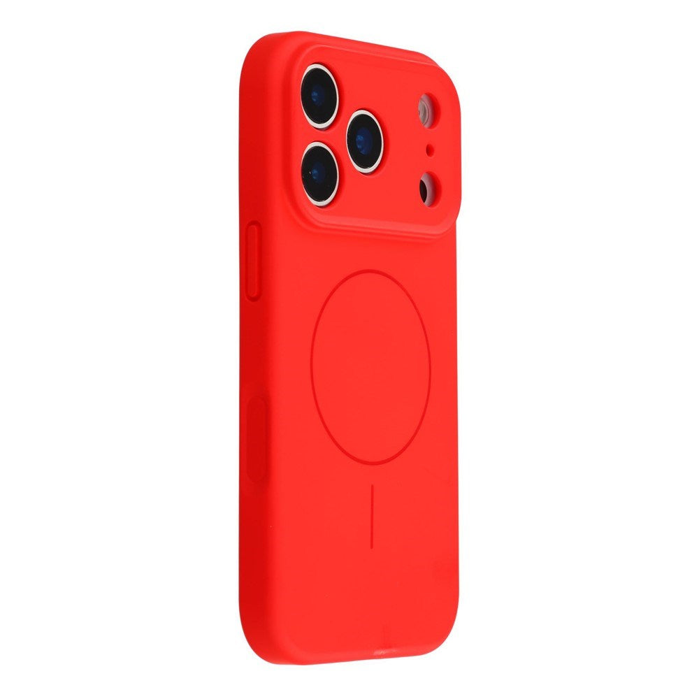 EIDERWOOD iPhone 17 Pro Max Fleksibelt Plastik Mobil Cover m. Foret Inderside - MagSafe Kompatibel - Rød