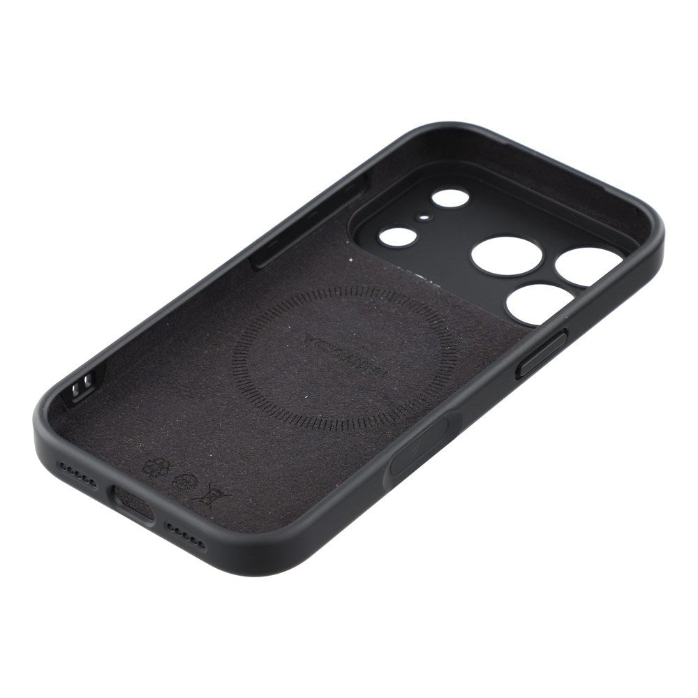 EIDERWOOD iPhone 17 Pro Fleksibelt Plastik Mobil Cover m. Foret Inderside - MagSafe Kompatibel - Sort