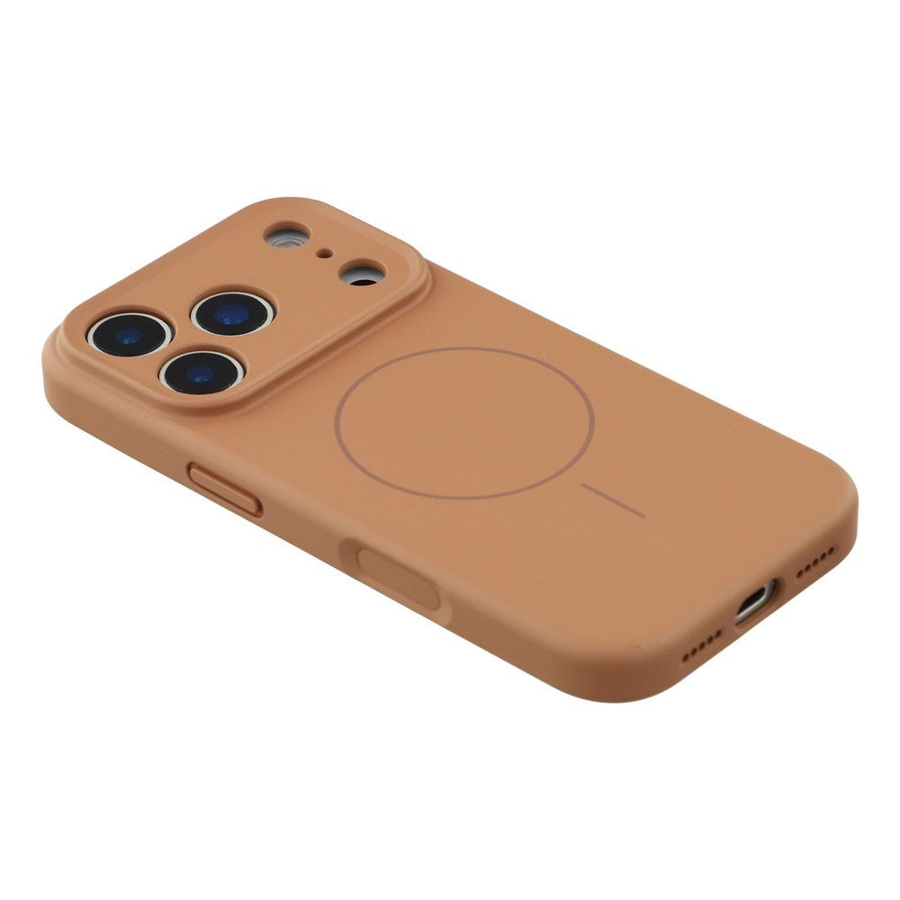 EIDERWOOD iPhone 17 Pro Fleksibelt Plastik Mobil Cover m. Foret Inderside - MagSafe Kompatibel - Brun