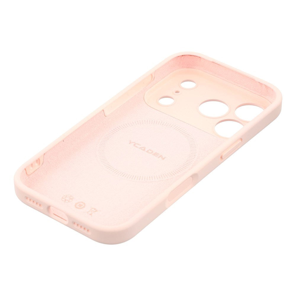 EIDERWOOD iPhone 17 Pro Fleksibelt Plastik Mobil Cover m. Foret Inderside - MagSafe Kompatibel - Lyserød