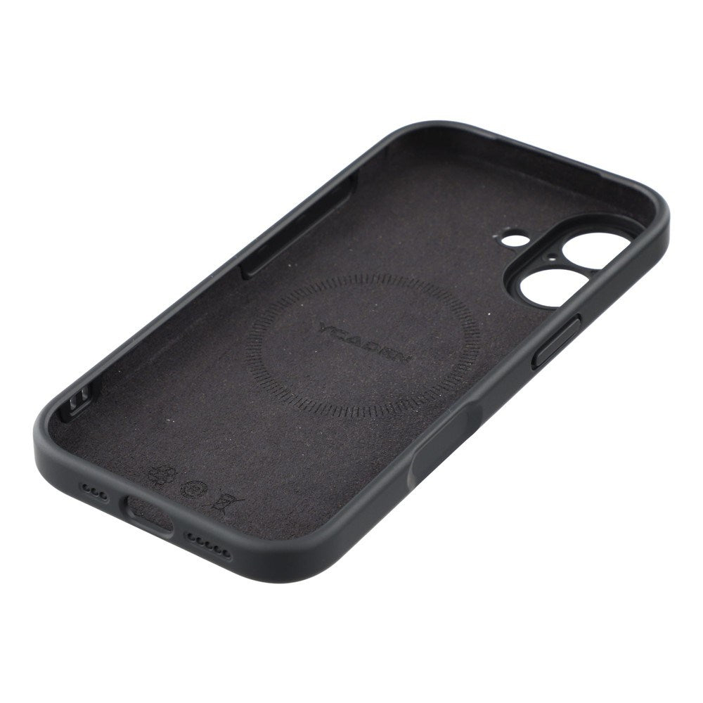 EIDERWOOD iPhone 17 Fleksibelt Plastik Mobil Cover m. Foret Inderside - MagSafe Kompatibel - Sort