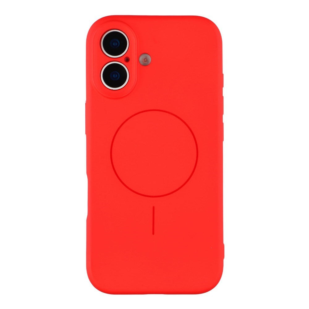 EIDERWOOD iPhone 17 Fleksibelt Plastik Mobil Cover m. Foret Inderside - MagSafe Kompatibel - Rød