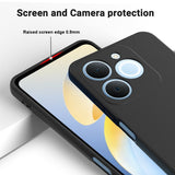 Realme Note 70T EIDERWOOD Foret Silikone Bagside Cover m. Strop - Sort