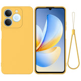 Realme Note 70T EIDERWOOD Foret Silikone Bagside Cover m. Strop - Gul