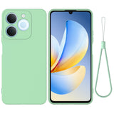 Realme Note 70T EIDERWOOD Foret Silikone Bagside Cover m. Strop - Grøn