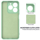 Realme Note 70T EIDERWOOD Foret Silikone Bagside Cover m. Strop - Grøn