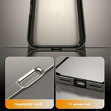 iPhone 17 Pro Max EIDERWOOD Metal Bumper Cover m. Stødabsorberende Silikone Hjørner - Lyserød